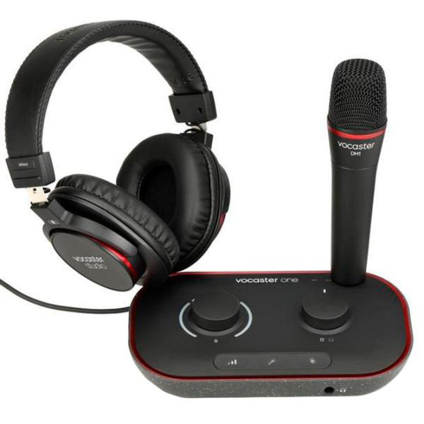 Аудио интерфейс Focusrite Vocaster One Studio Kit 20 Гц - 20 кГц/ Черный photo 5