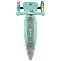 Детский трёхколёсный самокат Globber Primo Foldable Lights (7239-003) 50 кг/ Мятный photo 2