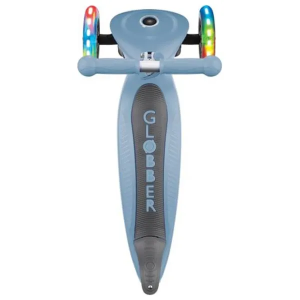 Trotinetă pentru copii cu trei roți Globber Primo Foldable Lights (7239-001) 50 kg/ Blue photo 2 Trotinetă pentru copii cu trei roți Globber Primo Foldable Lights (7239-001) 50 kg/ Blue photo 2