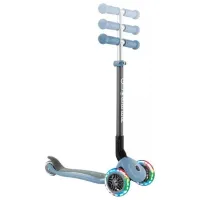Детский трёхколёсный самокат Globber Primo Foldable Lights (7239-001) 50 кг/ Синий photo 4