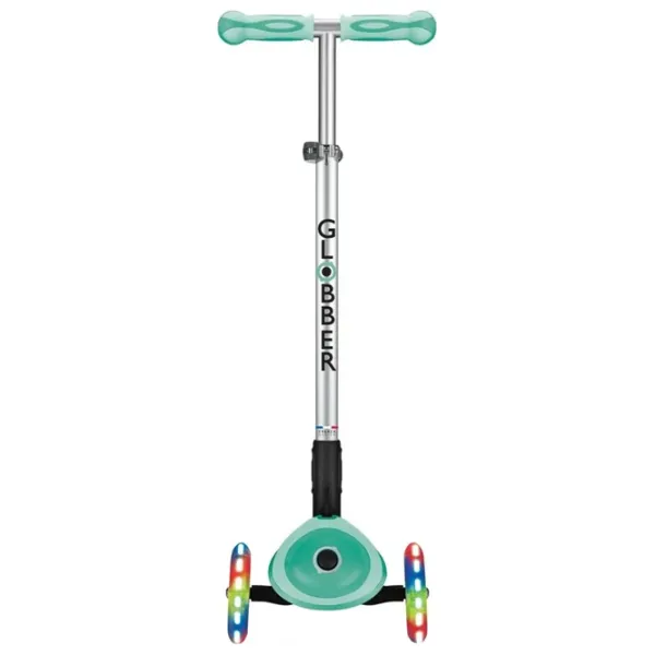 Trotinetă pentru copii cu trei roți Globber Primo Foldable Premium (7240-003) 50 kg/ Mint photo 2 Trotinetă pentru copii cu trei roți Globber Primo Foldable Premium (7240-003) 50 kg/ Mint photo 2