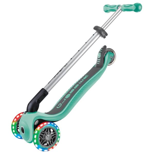 Trotinetă pentru copii cu trei roți Globber Primo Foldable Premium (7240-003) 50 kg/ Mint photo 5 Trotinetă pentru copii cu trei roți Globber Primo Foldable Premium (7240-003) 50 kg/ Mint photo 5