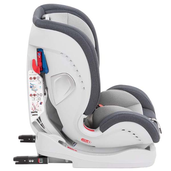 Детское автокресло Kikka Boo 4 in 1  0 месяцев - 12 лет / 36 кг / Серый photo 5 Детское автокресло Kikka Boo 4 in 1  0 месяцев - 12 лет / 36 кг / Серый photo 5