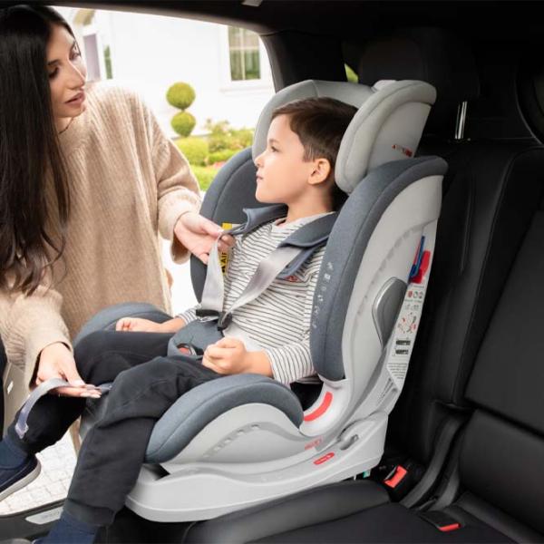 Детское автокресло Kikka Boo 4 in 1  0 месяцев - 12 лет / 36 кг / Серый photo 7 Детское автокресло Kikka Boo 4 in 1  0 месяцев - 12 лет / 36 кг / Серый photo 7