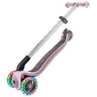 Детский трёхколёсный самокат Globber Primo Foldable Premium (7240-001) 50 кг/ Сиреневый photo 5
