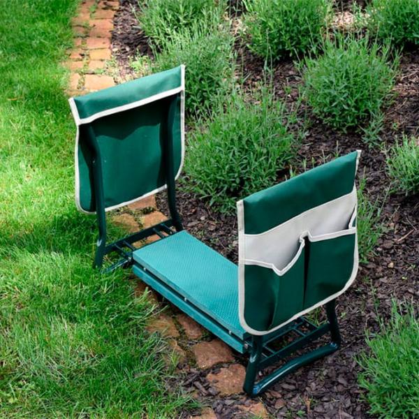 Scaun de grădină Jumi OM-885974 Metal/ Stofă/ Green photo 5