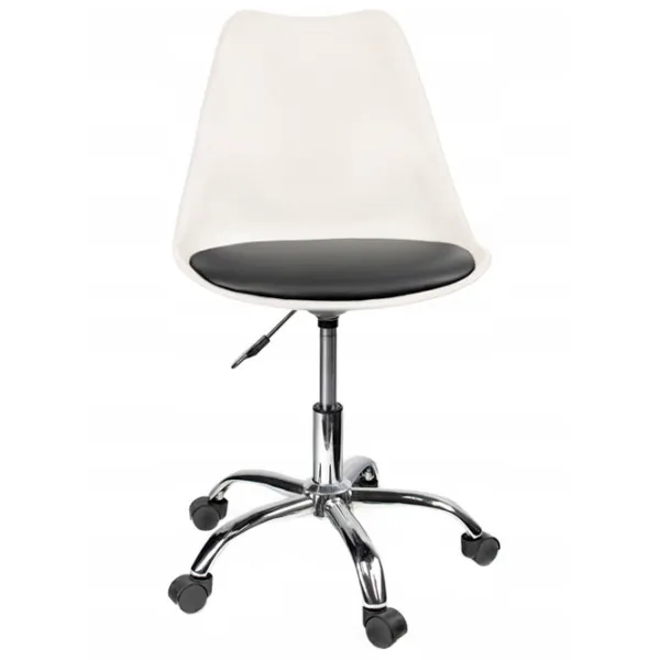 Scaun de birou Jumi IGER Polipropilenă/ White Black photo 3
