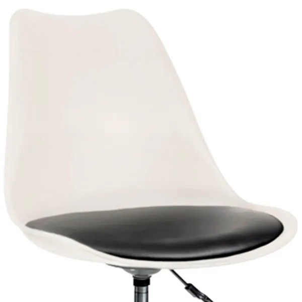 Scaun de birou Jumi IGER Polipropilenă/ White Black photo 4