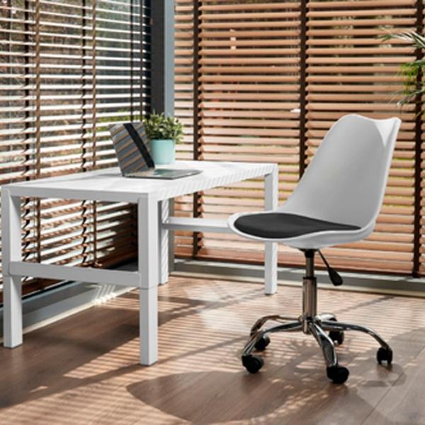 Scaun de birou Jumi IGER Polipropilenă/ White Black photo 6