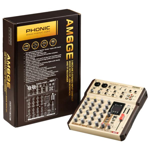 Mixer Analog Phonic AM6GE pasiv / 20 Hz - 60 kHz / Gold photo 5