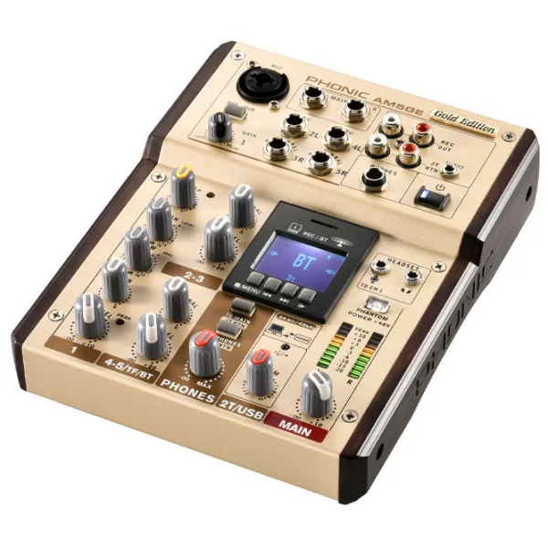 Миксер Aналоговый Phonic AM5GE пассивный / 20 Гц - 60 кГц / Золото photo 2