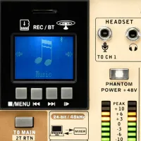 Mixer Analog Phonic AM5GE pasiv / 20 Hz - 60 kHz / Gold photo 4