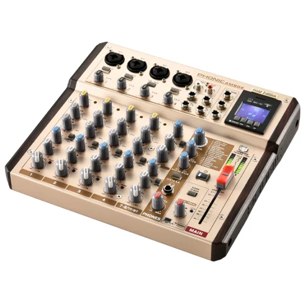 Mixer Analog Phonic AM8GE activ / 20 Hz - 60 kHz / Gold photo 2