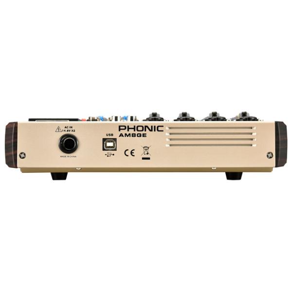 Mixer Analog Phonic AM8GE activ / 20 Hz - 60 kHz / Gold photo 3