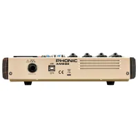 Миксер Aналоговый Phonic AM8GE активный / 20 Гц - 60 кГц / Золото photo 3