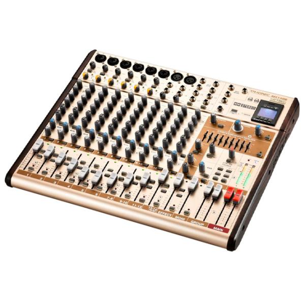 Mixer Analog Phonic AM14GE activ / 20 Hz - 60 kHz / Gold photo 2
