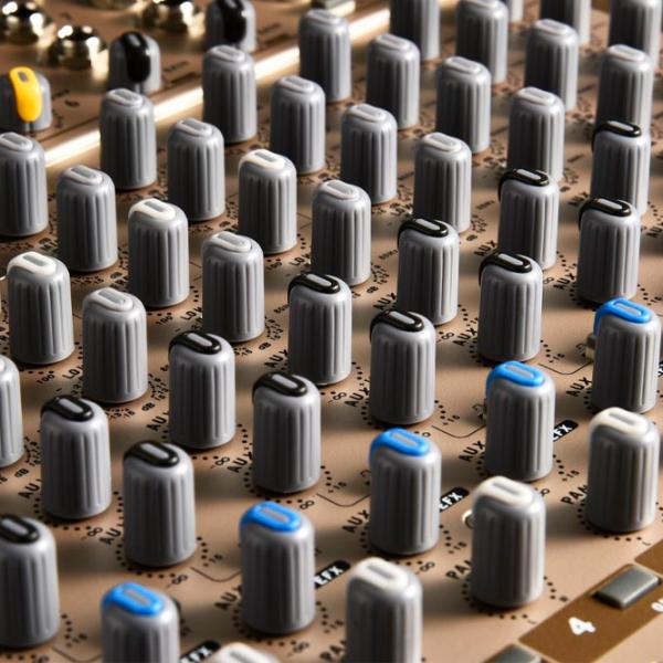 Mixer Analog Phonic AM14GE activ / 20 Hz - 60 kHz / Gold photo 5