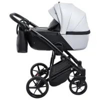 Cărucior pentru copil Adamex Mobi Air Delux SD-24/ White photo 2