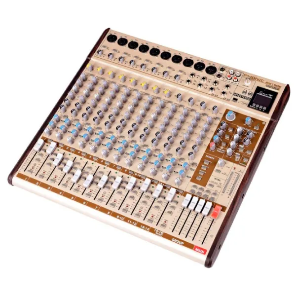 Mixer Analog Phonic AM16GE activ / 20 Hz - 60 kHz / Gold photo 2