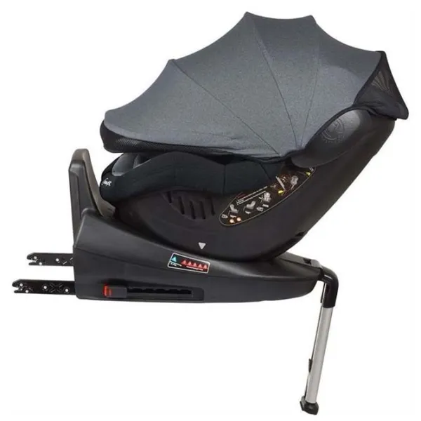 Scaun auto BabyGo ISO  0 luni - 4 ani / 18 kg / Gray photo 6