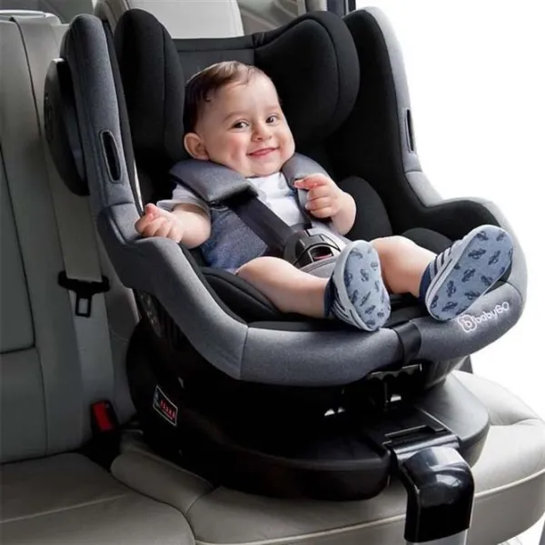 Scaun auto BabyGo ISO  0 luni - 4 ani / 18 kg / Gray photo 8