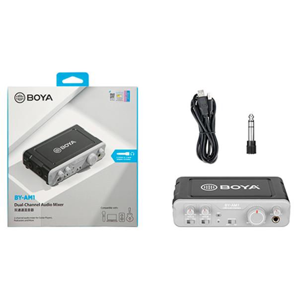 Mixer Analog Boya BY-AM1 pasiv / 20 Hz - 20 kHz / Black photo 7