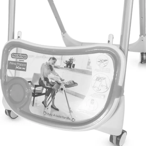 Scaun de masă Peg Perego Prima Pappa Follow Me (7219-015) Clasic/ 0 luni / Gray  photo 11
