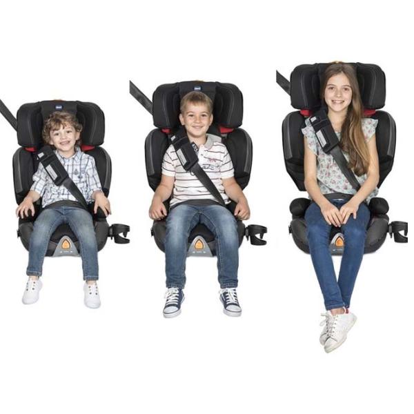 Scaun auto Chicco Oasys 2-3 FixPlus Evo (5402310) 3 ani - 12 ani/ 36 kg/ Black photo 6 Scaun auto Chicco Oasys 2-3 FixPlus Evo (5402310) 3 ani - 12 ani/ 36 kg/ Black photo 6