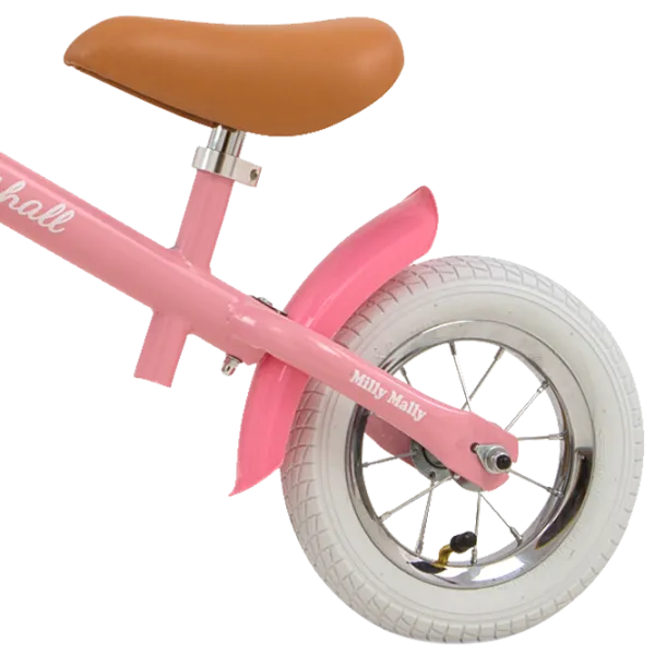 Bicicletă fără pedale Milly Mally Marshall Air 10" Oțel/ Pink White photo 3 Bicicletă fără pedale Milly Mally Marshall Air 10" Oțel/ Pink White photo 3