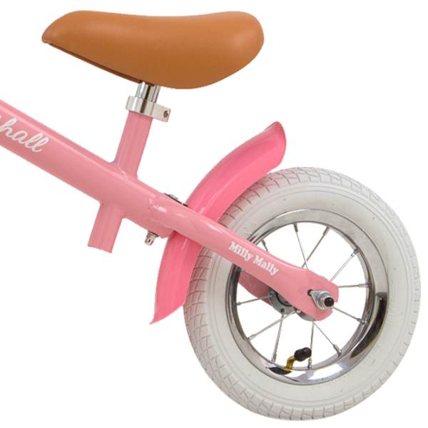 Bicicletă fără pedale Milly Mally Marshall Air 10" Oțel/ Pink White photo 3 Bicicletă fără pedale Milly Mally Marshall Air 10" Oțel/ Pink White photo 3