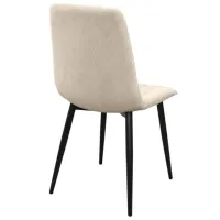 Scaun de bucătărie DecoPrim BGF166-2 Stofă/ Beige Black photo 4
