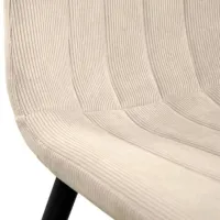 Scaun de bucătărie DecoPrim BGF166-2 Stofă/ Beige Black photo 6