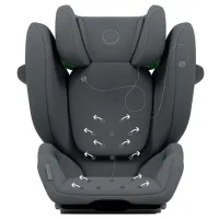 Scaun auto Cybex Solution G i-Fix (7208-001) 3 ani - 12 ani/ 36 kg/ Gray photo 2