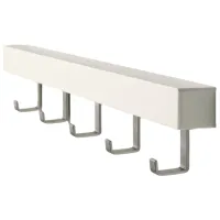 Cuier Ikea Tjusig 5311317 Metal, Lemn/ White photo 2