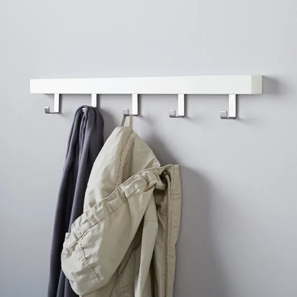 Вешалка Ikea Tjusig 5311317 Металл, Дерево/ Белый photo 3