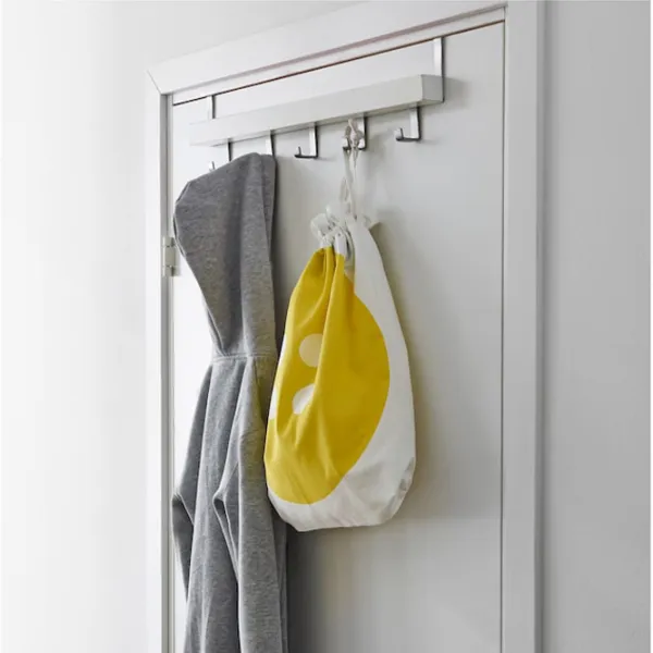 Вешалка Ikea Tjusig 5311317 Металл, Дерево/ Белый photo 4