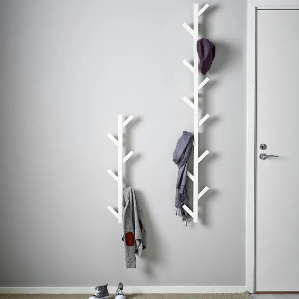 Cuier Ikea Tjusig 5311311 Lemn/ White photo 3 Cuier Ikea Tjusig 5311311 Lemn/ White photo 3