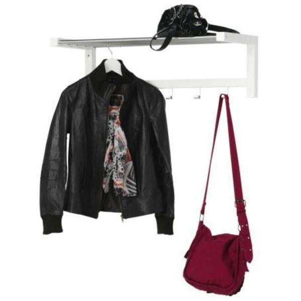 Cuier Ikea Tjusig 5311315 Oțel, Lemn/ White photo 2 Cuier Ikea Tjusig 5311315 Oțel, Lemn/ White photo 2