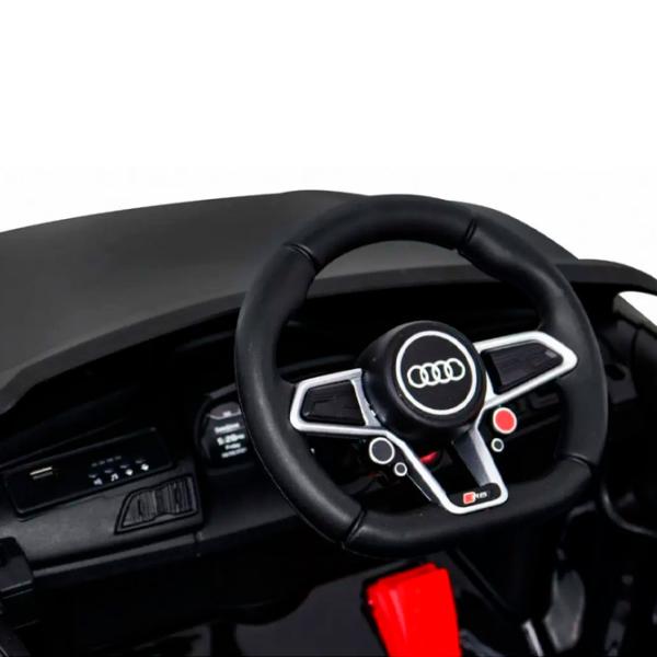 Mașină electrică Audi R8 Ramiz PA.A300.CZ 6 km/ h/ 30 kg/ 3+/ Black photo 4 Mașină electrică Audi R8 Ramiz PA.A300.CZ 6 km/ h/ 30 kg/ 3+/ Black photo 4