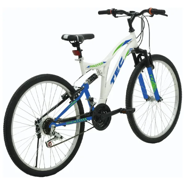 Велосипед Belderia Tec Master 24" Сталь/ Белый Синий photo 2