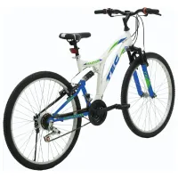 Bicicletă Belderia Tec Master 24" Oțel/ White Blue photo 2