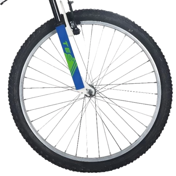 Велосипед Belderia Tec Master 24" Сталь/ Белый Синий photo 3