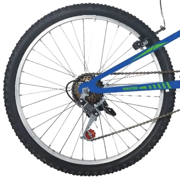 Велосипед Belderia Tec Master 24" Сталь/ Белый Синий photo 4