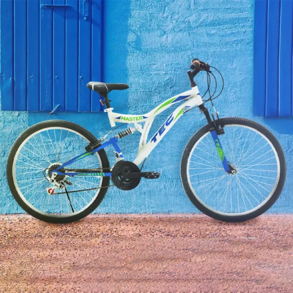 Велосипед Belderia Tec Master 24" Сталь/ Белый Синий photo 5