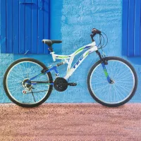 Bicicletă Belderia Tec Master 24" Oțel/ White Blue photo 5