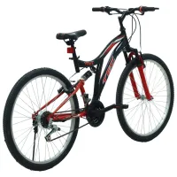 Bicicletă Belderia Tec Master 26" Oțel/ Black Red photo 2