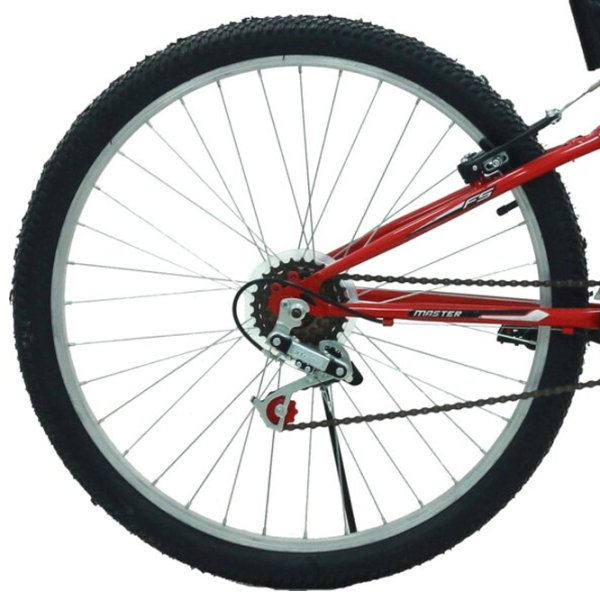 Bicicletă Belderia Tec Master 26" Oțel/ Black Red photo 3 Bicicletă Belderia Tec Master 26" Oțel/ Black Red photo 3