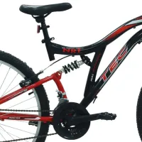 Bicicletă Belderia Tec Master 26" Oțel/ Black Red photo 4