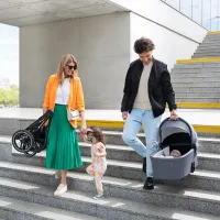 Cărucior pentru copil KinderKraft Nea 2 in 1 5478341/ Gray photo 8