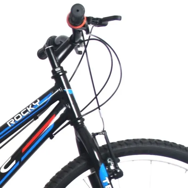 Bicicletă Belderia Tec Rocky 24" Oțel/ Black Red photo 2 Bicicletă Belderia Tec Rocky 24" Oțel/ Black Red photo 2